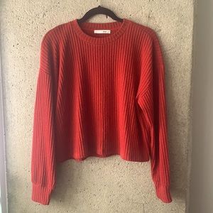 Wilfred Free Red Rudko Longsleeve Top - Size L